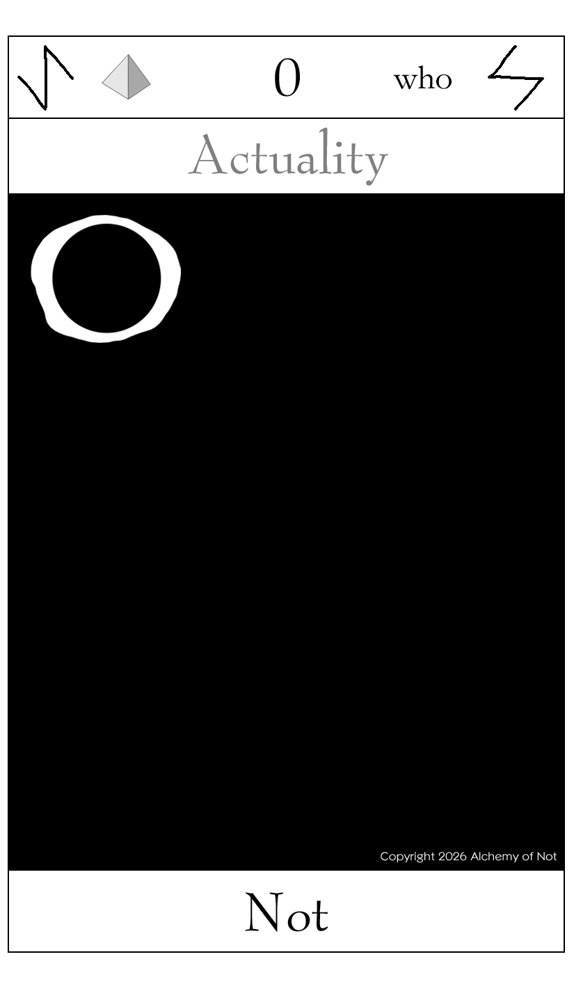 Key 0: Not, the Tarot card